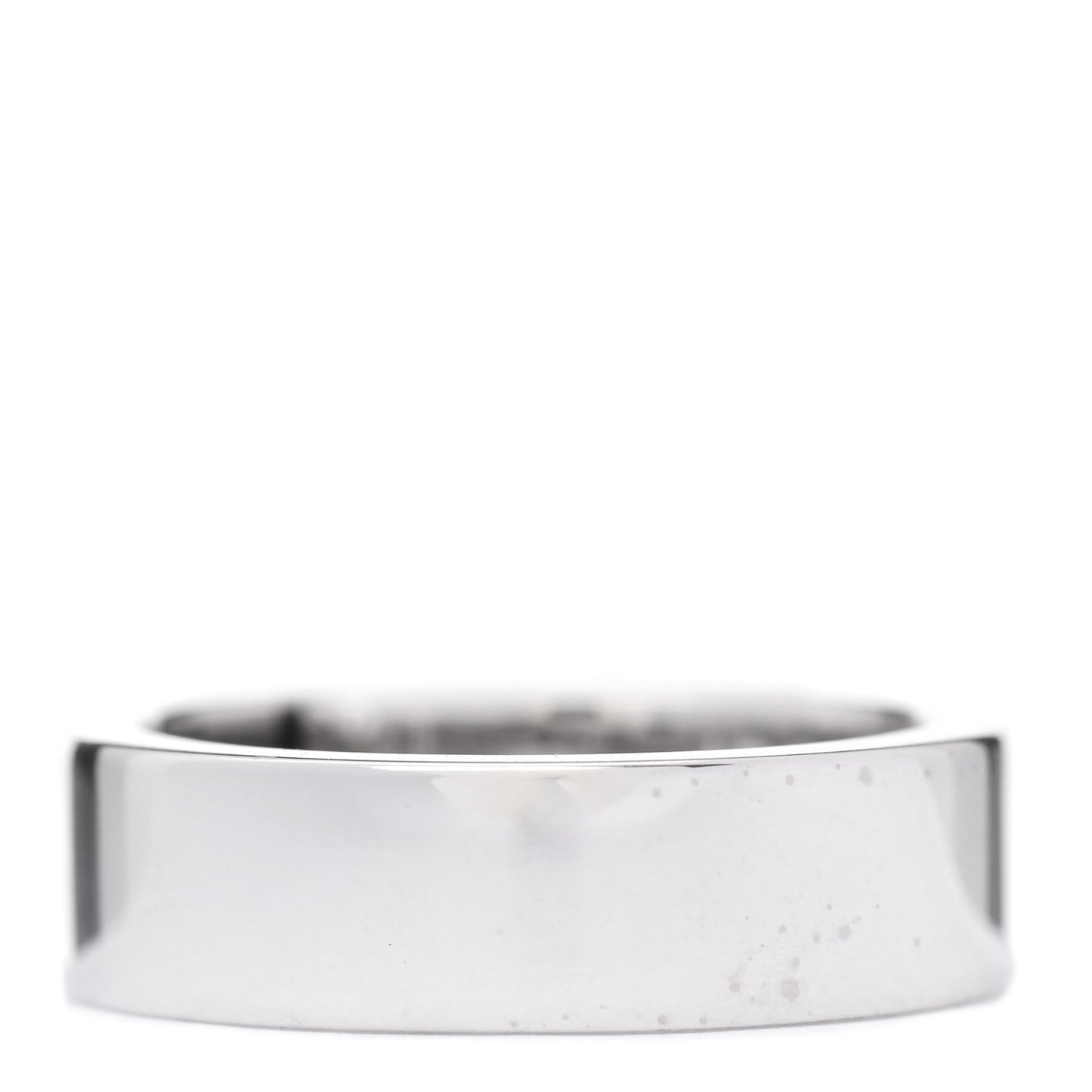 18K White Gold Diamond Anniversary Band Ring 49 4.75