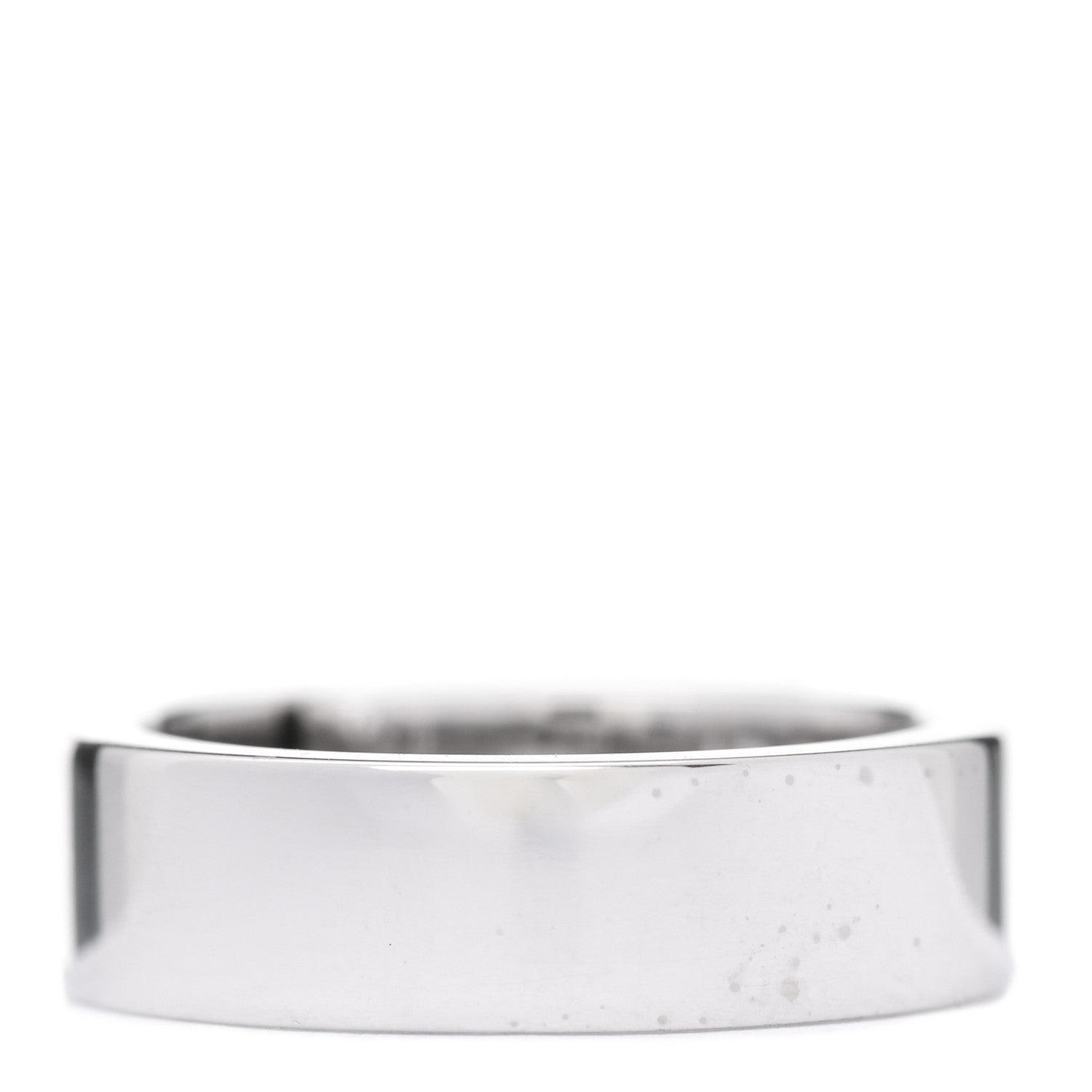 Cartier 18K White Gold Diamond Anniversary Band Ring 49 4.75 3 of 6