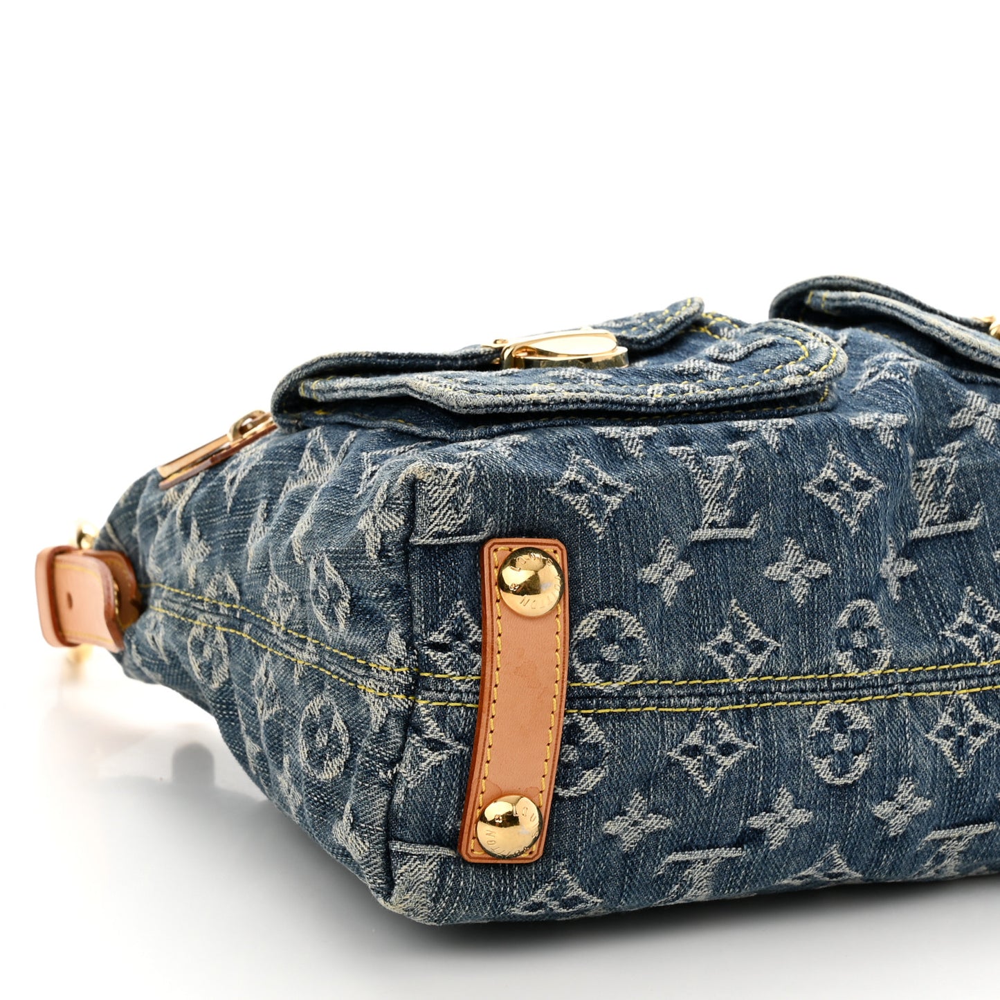 Monogram Denim Baggy PM Blue