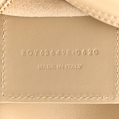 Saint Laurent Smooth Calfskin Small Suzanne Hobo Ivory Natural 9 of 13