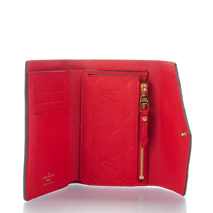 Louis Vuitton Empreinte Compact Curieuse Wallet Cherry 5 of 7