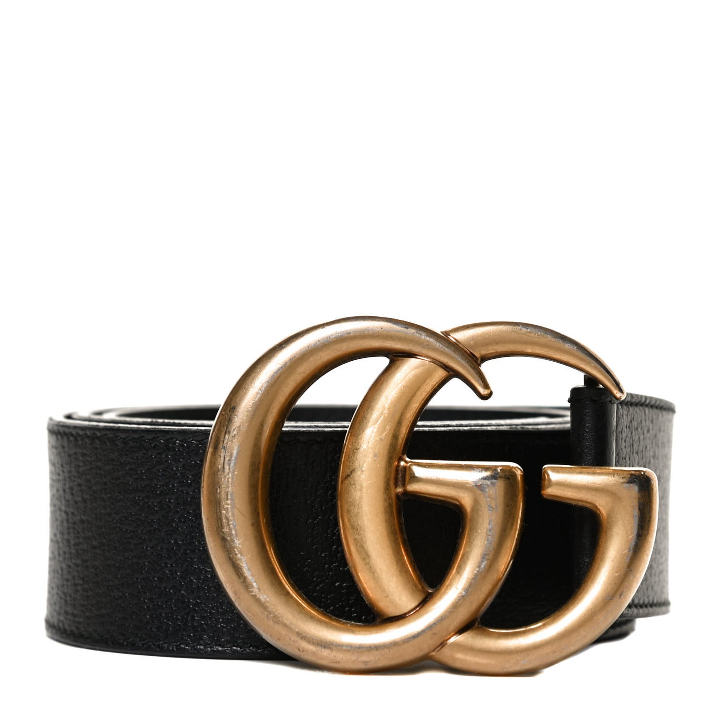 Textured Calfskin Double G 40mm Belt 85 34 Black