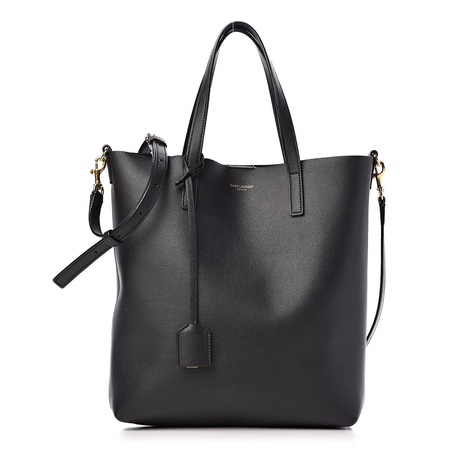 Saint Laurent Calfskin Toy Shopping Tote Black 1 of 15