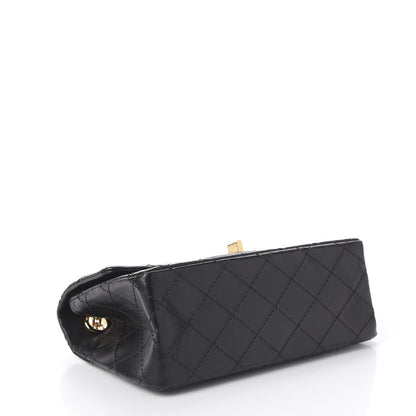 Chanel Aged Calfskin Quilted 2.55 Reissue Mini Flap Black 3 of 11