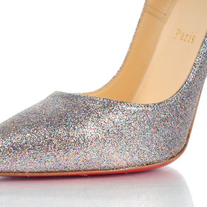 Christian Louboutin Mini Glitter So Kate 120 Pumps 38.5 Grenadine 8 of 11