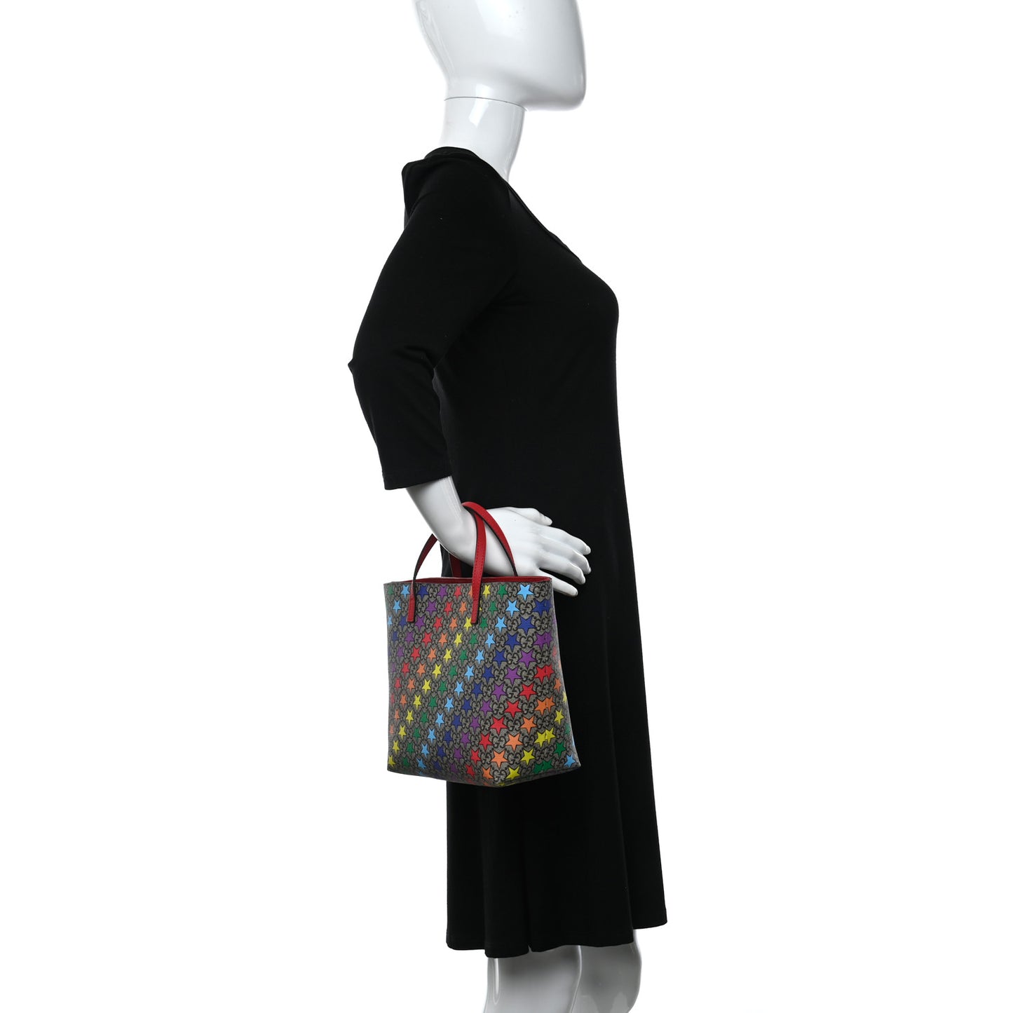 GG Supreme Monogram Childrens Star Print Tote Multicolor