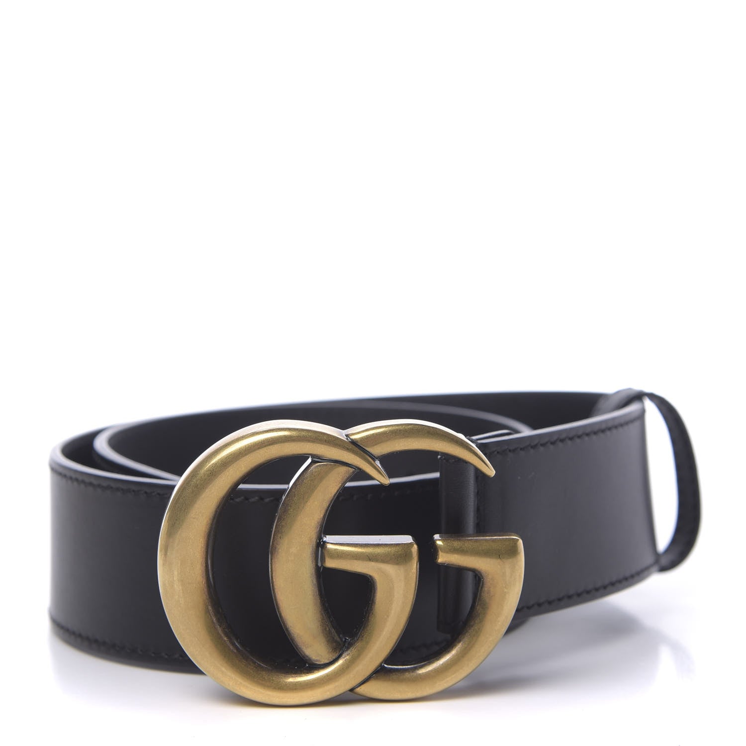 Gucci Calfskin Double G 40mm Belt 70 28 Black 1 of 5