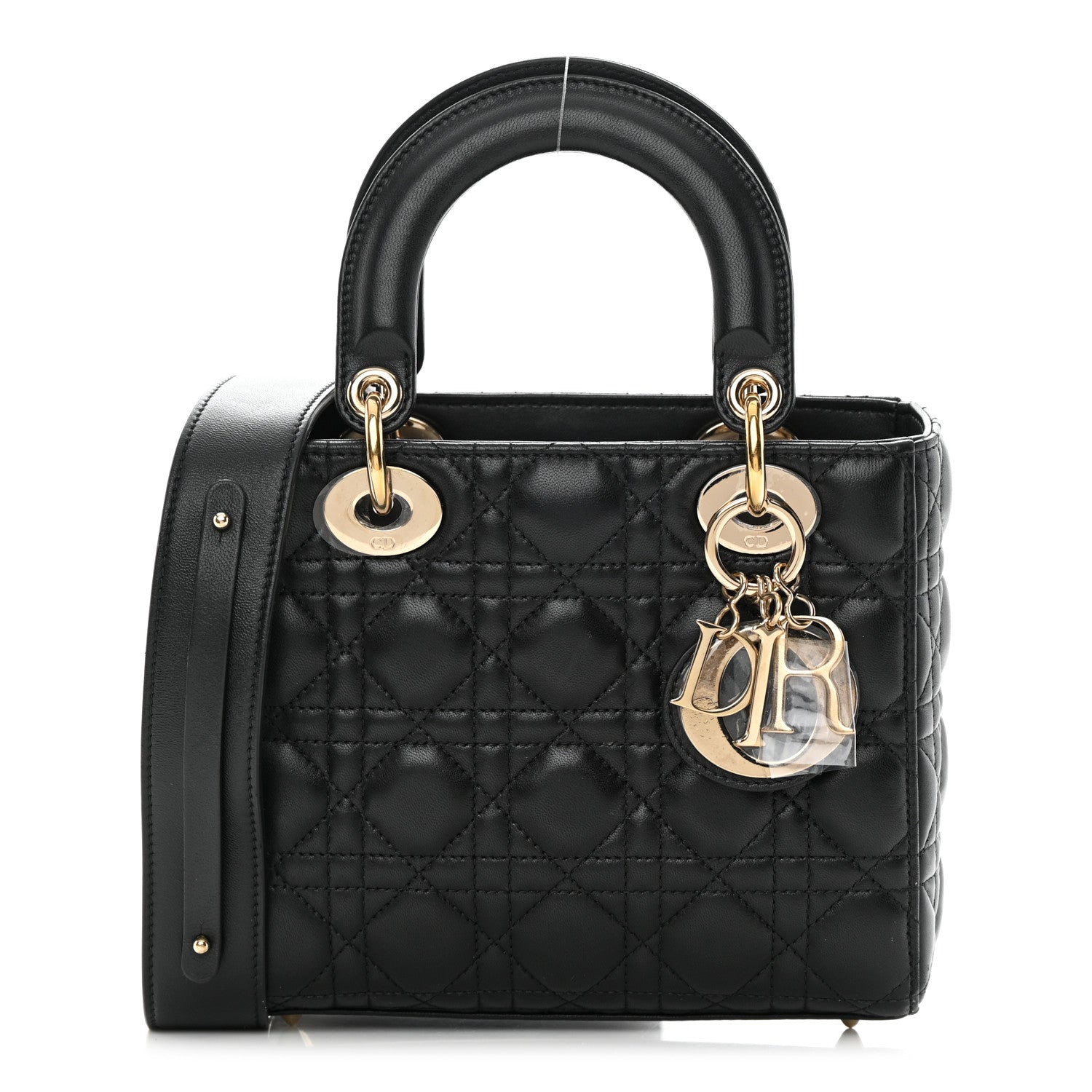 Christian Dior Lambskin Cannage Small My ABCDior Lady Dior Black 1 of 19