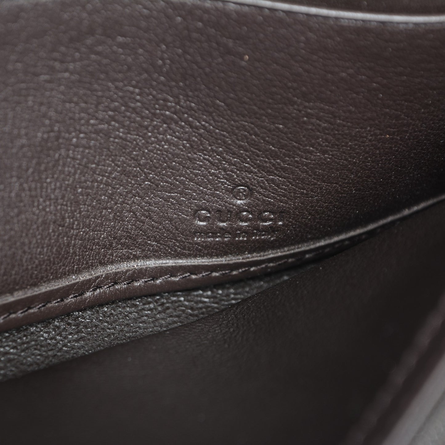 Crocodile Stirrup Continental Wallet Brown