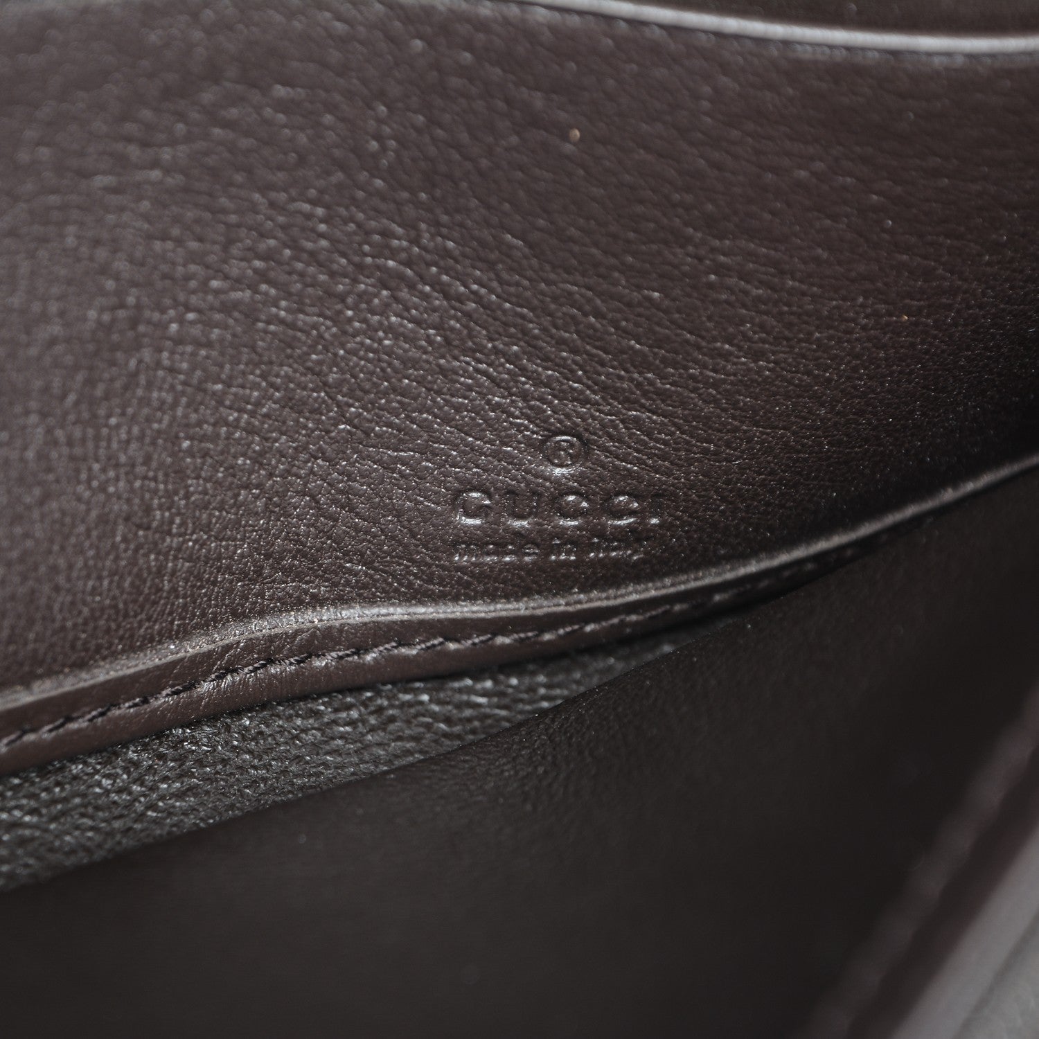 Gucci Crocodile Stirrup Continental Wallet Brown 9 of 9