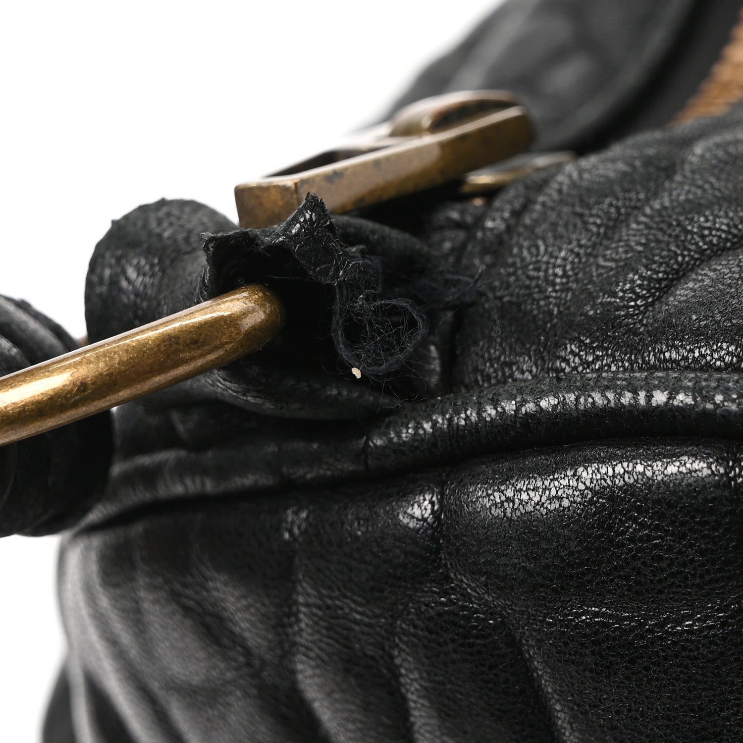 Alexander Wang Pebbled Lambskin Rocco Black Antique Brass Hardware 10 of 10