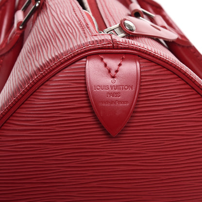 Louis Vuitton Epi Speedy 35 Rouge 6 of 8