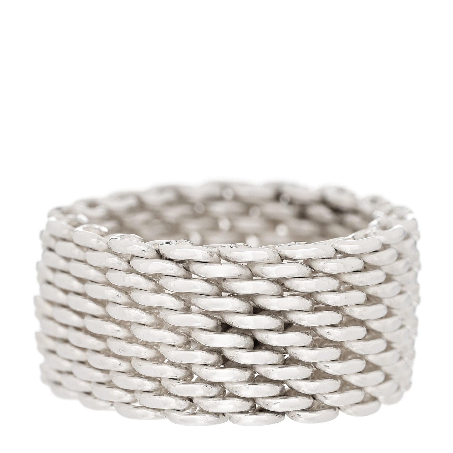 Sterling Silver Somerset Mesh Ring 51 5.75