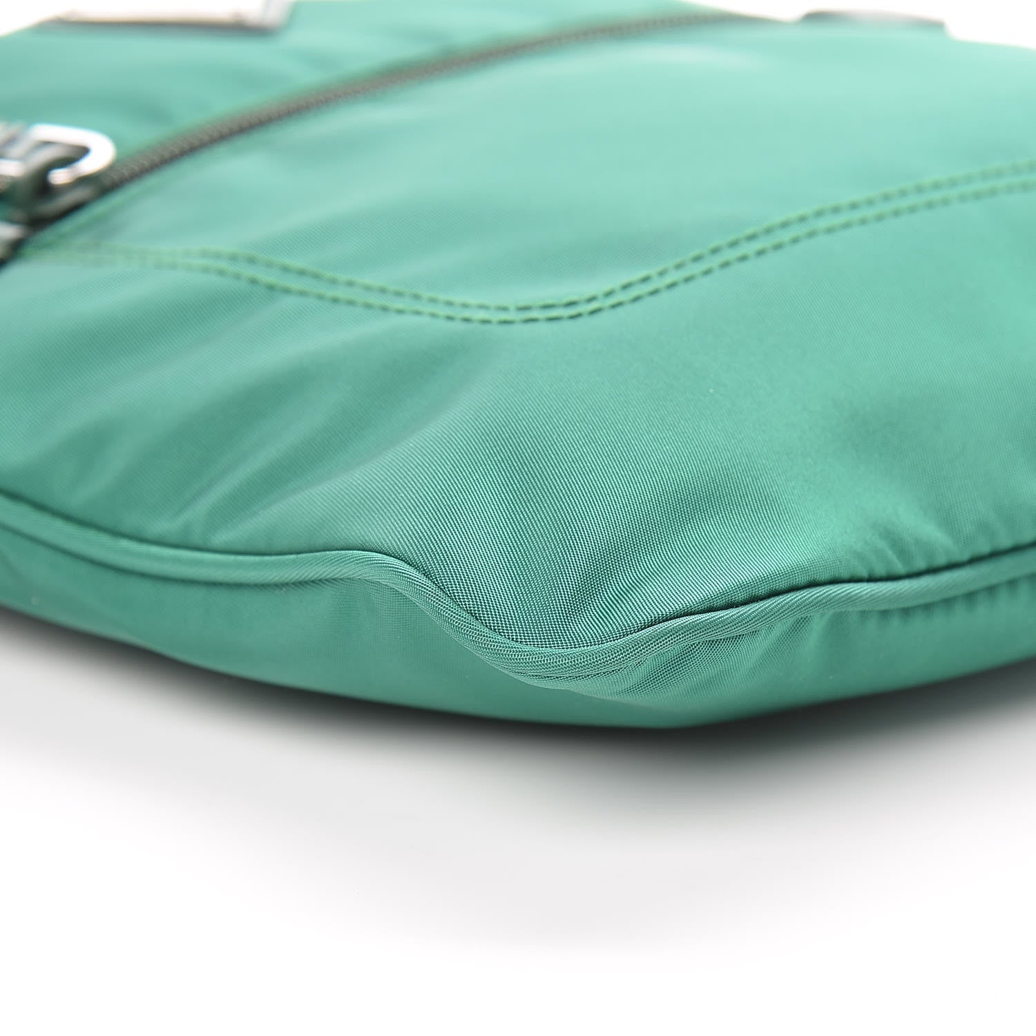 Prada Nylon Flat Messenger Bag Oleandro 7 of 9