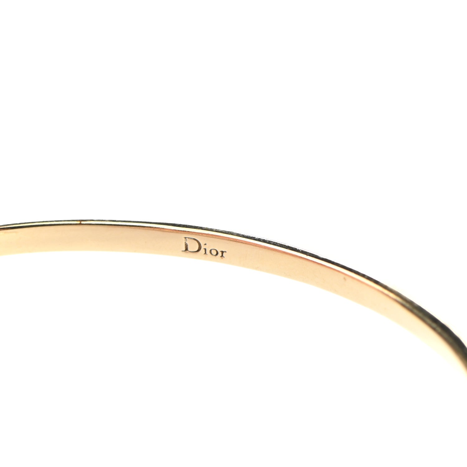 Christian Dior Metal Double Pearl Bracelet Gold 4 of 5