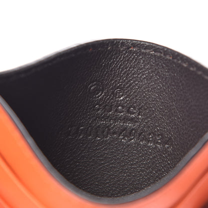 Gucci Microguccissima Card Holder Sun Orange 6 of 7