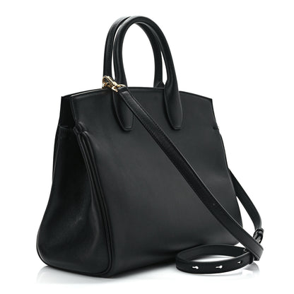 Salvatore Ferragamo Calfskin The Studio Bag Black 2 of 8