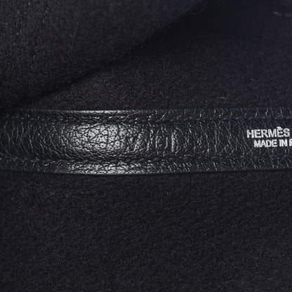 Hermes Ribbed Wool Negonda Garden Party MM 36 Black 7 of 13