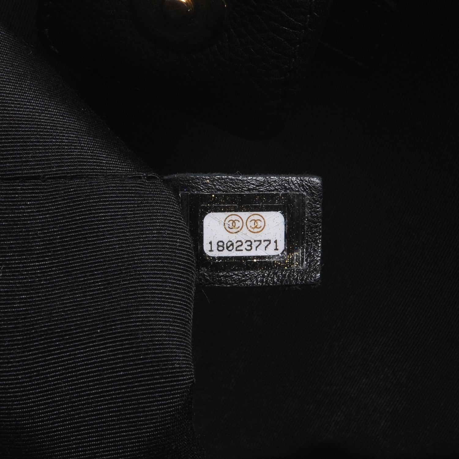 Chanel Calfskin Cerf Executive Shopper Tote Black 7 of 7