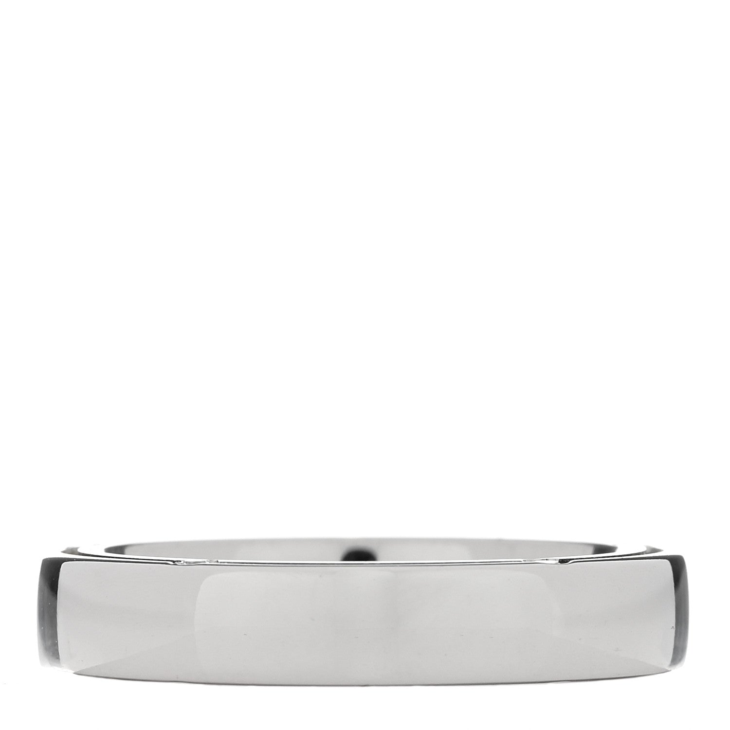 Damiani X BRAD PITT 18K White Gold Diamond D.Side Band Ring 52 6 3 of 5