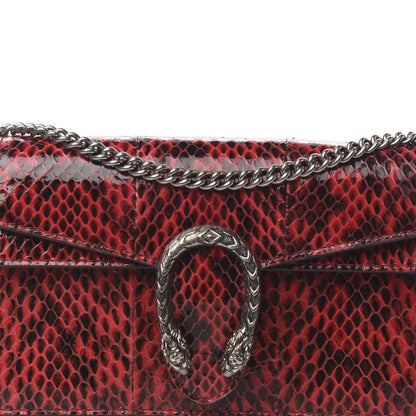 Gucci Snakeskin Super Mini Dionysus Shoulder Bag Red 8 of 8