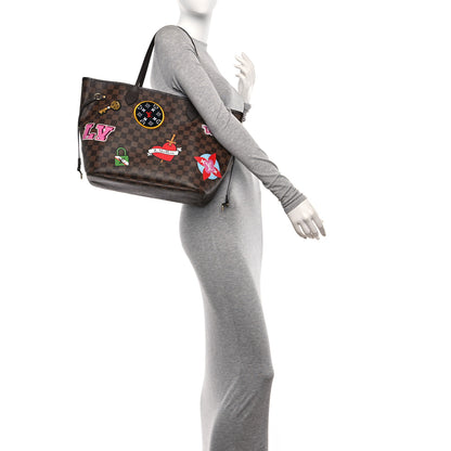 Louis Vuitton Damier Ebene Travel Stickers Neo Neverfull MM 2 of 11