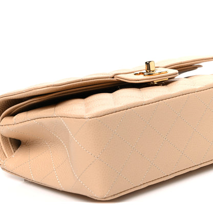 Chanel Caviar Quilted Small Double Flap Beige 4 of 11
