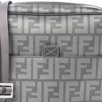 Fendi Zucca Spalmati Messenger Bag Grey 9 of 9