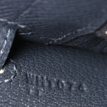 Hermes Epsom Tadelakt Chevre Mysore Casaque Etoilee Kelly Sellier 25 Ardoise Black Vert Peppermint 7 of 10