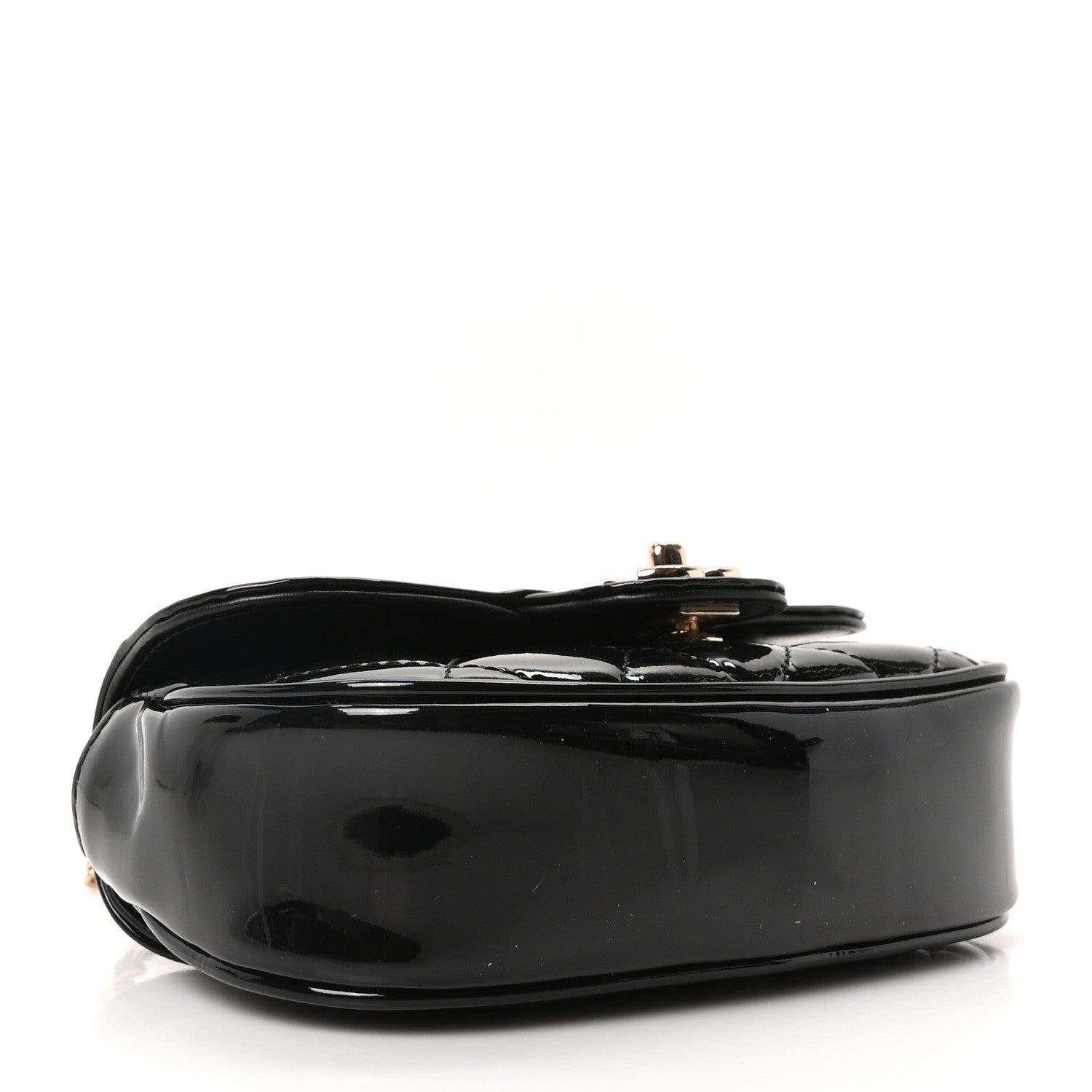 Chanel Patent Calfskin Quilted Mini Flap Black 4 of 11