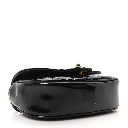 Chanel Patent Calfskin Quilted Mini Flap Black 4 of 11