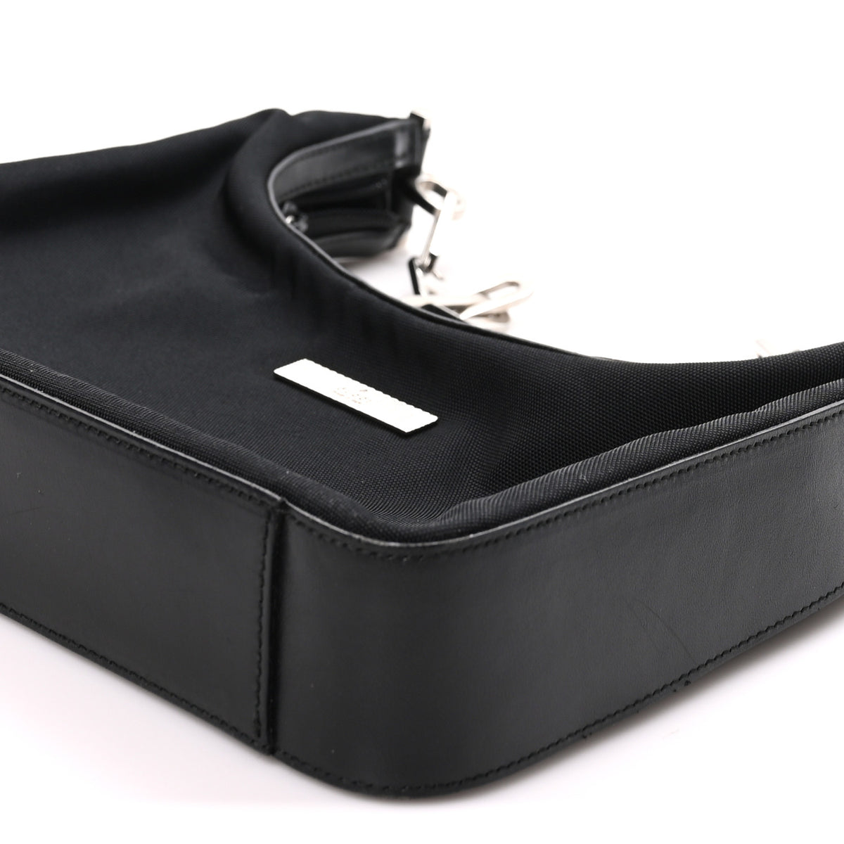 Calfskin Chain Shoulder Bag Black
