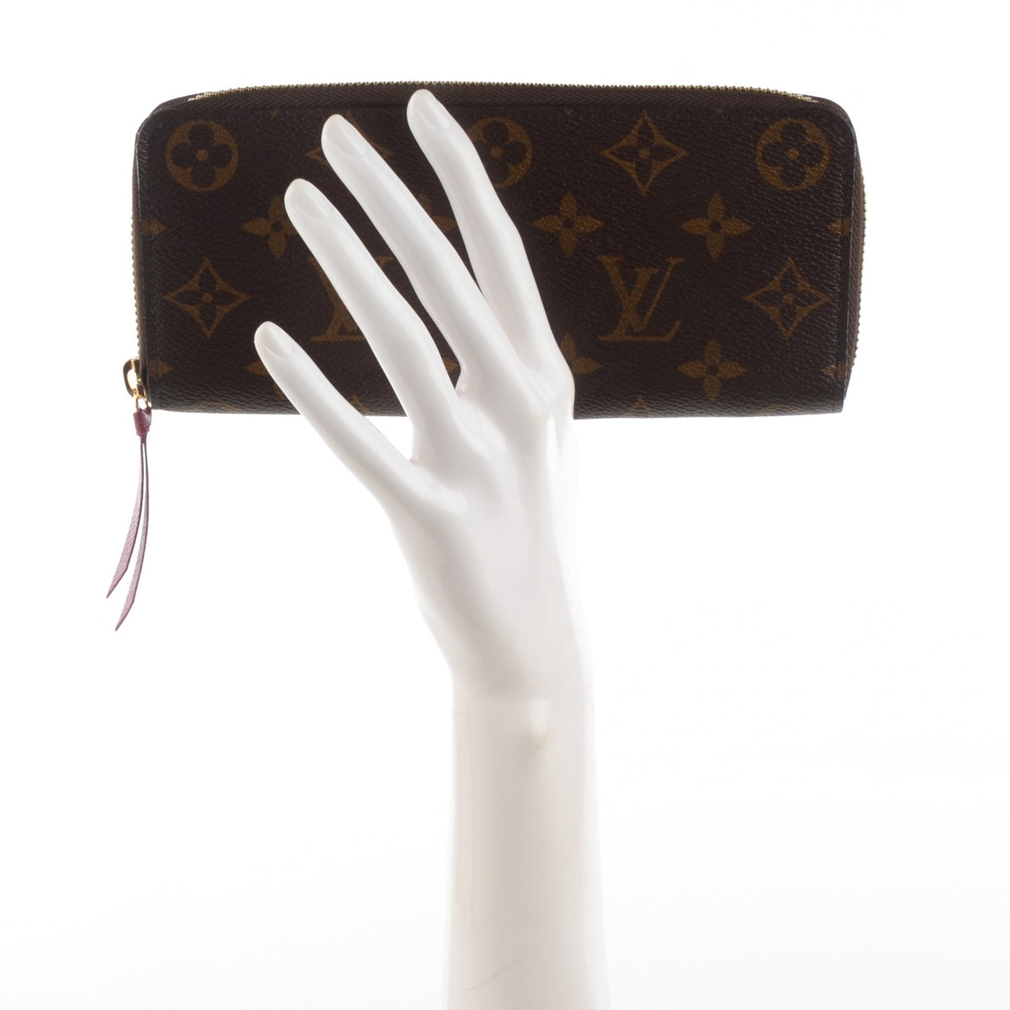 Monogram Clemence Wallet Fuchsia
