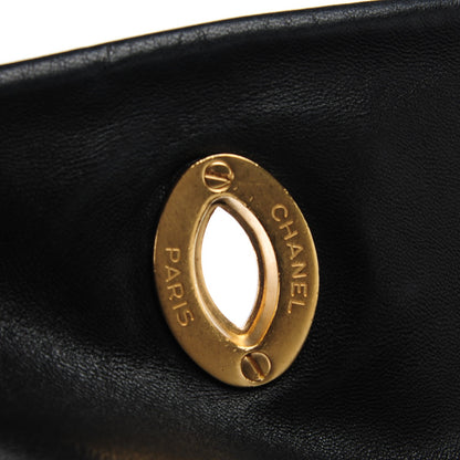 Chanel Lambskin Flap Shoulder Bag Black 6 of 8