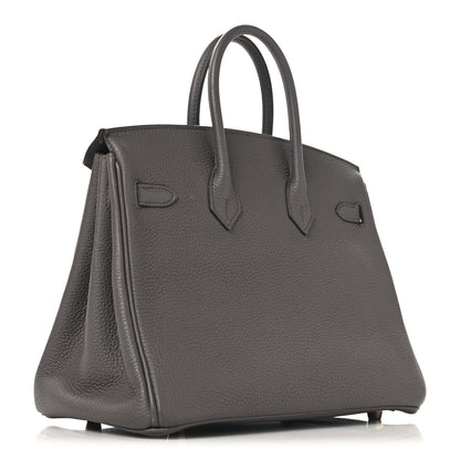 Hermes Togo Birkin 25 Etain 3 of 14