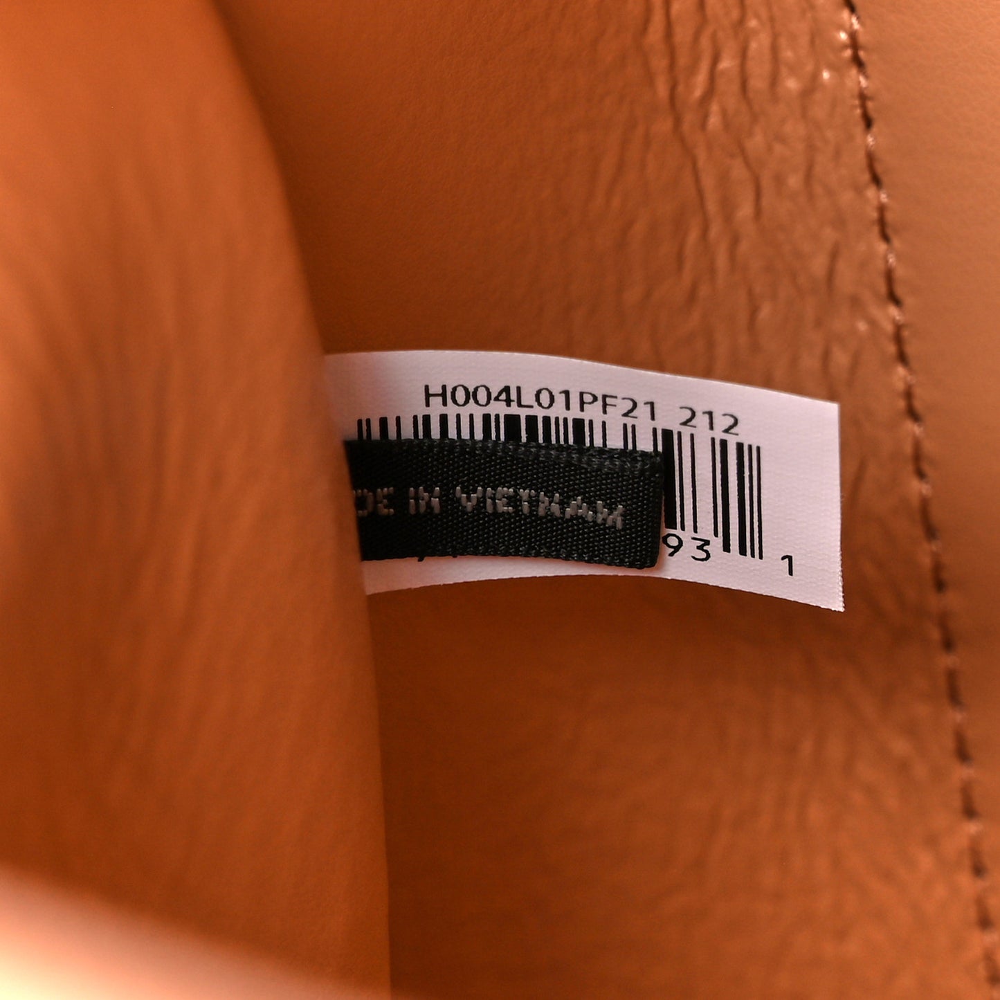 Grained Calfskin Small The Tote Bag Argan Oil
