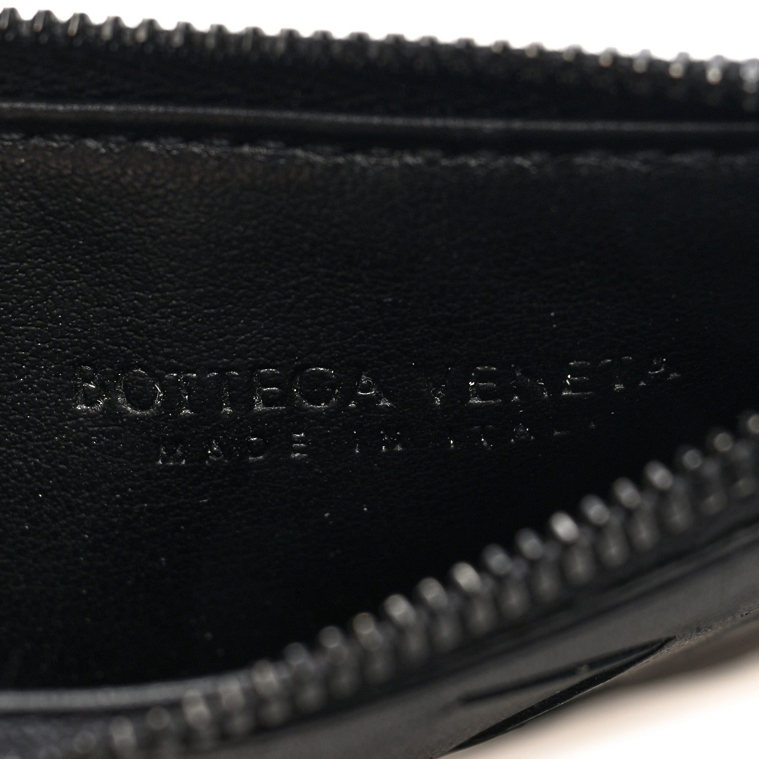 Bottega Veneta Nappa Intrecciato Wristlet Card Holder Black 6 of 6