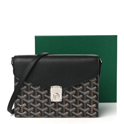 Goyard Goyardine Calfskin Chypre Wallet Pouch Black 10 of 10