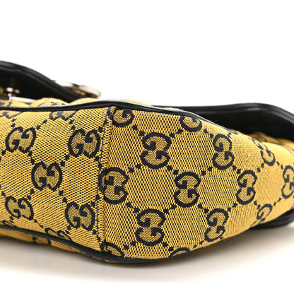 Gucci Monogram Multicolor Matelasse Diagonal Small GG Marmont Shoulder Bag Yellow Blue 10 of 10