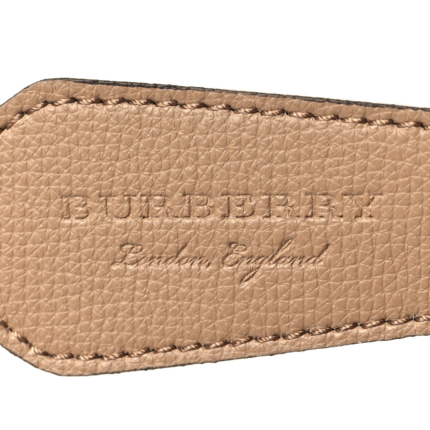 Burberry Haymarket Check Colours Small Lorne Bucket Crossbody Camel 5 of 8