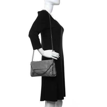 Stella McCartney Shaggy Deer Mini Falabella Crossbody Bag Grey 2 of 8