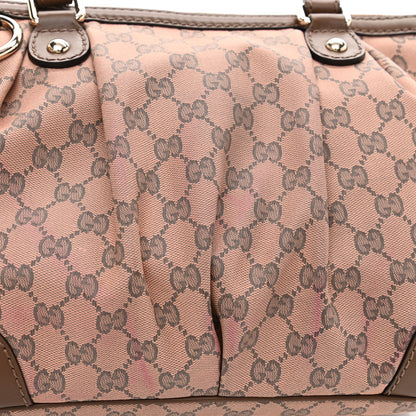 Gucci Monogram Medium Sukey Top Handle Bag Beige Brown 8 of 8