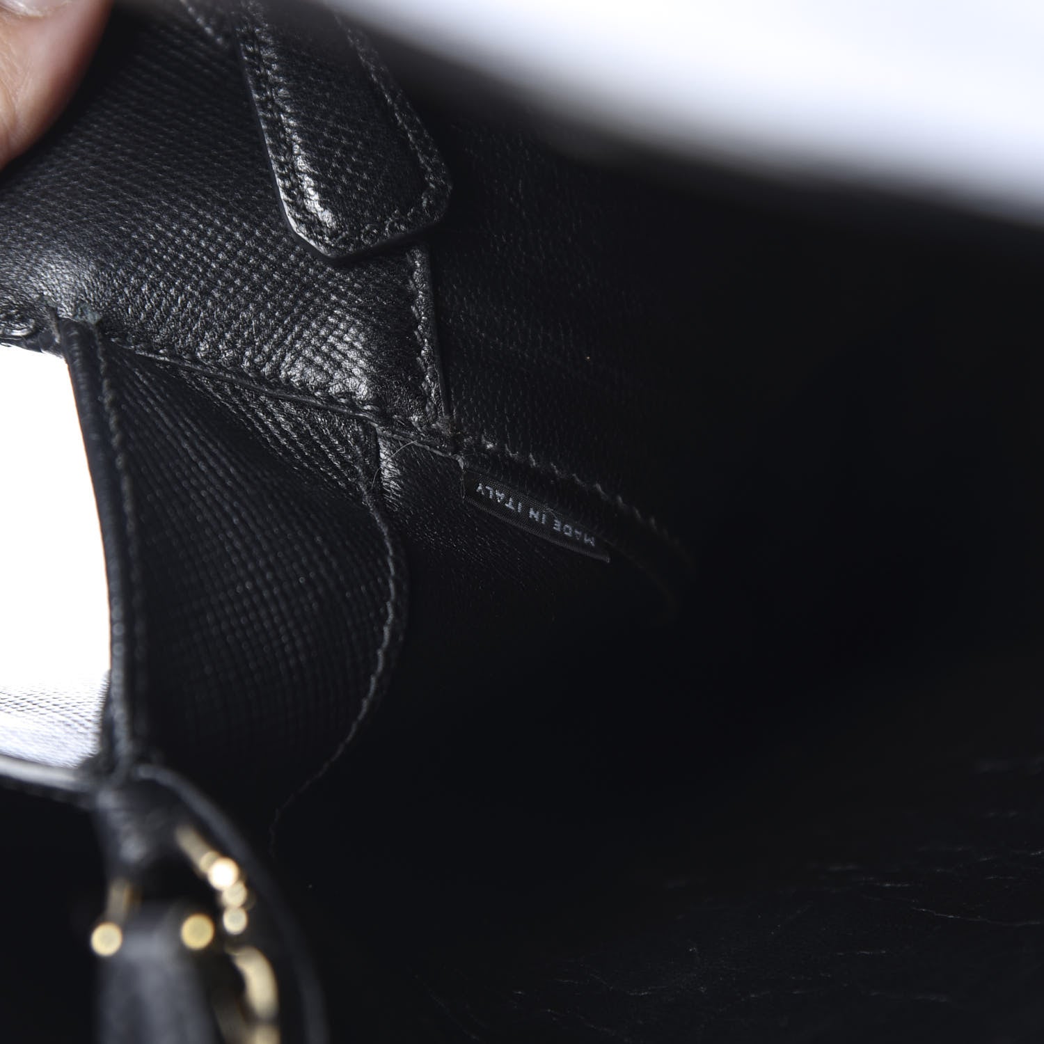Prada Saffiano Cuir Open Promenade Tote Black 6 of 21