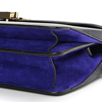 Versace Calfskin Small DV One Navy 10 of 14