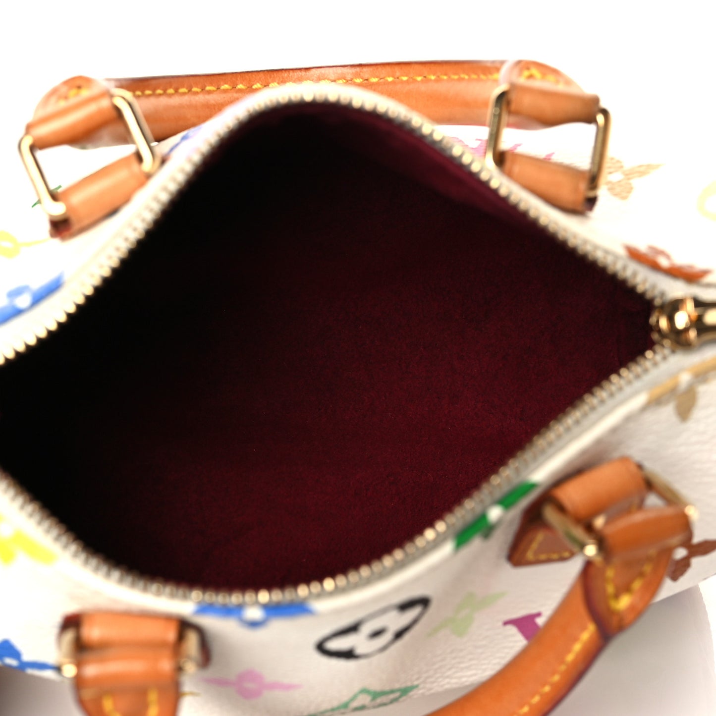 Monogram Multicolor Mini Sac HL Speedy White