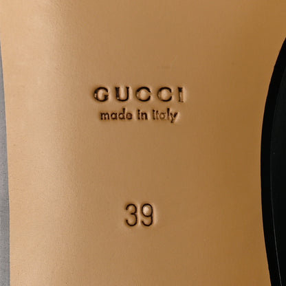 Gucci Calfskin Womens Jordaan Loafers 39 Black 7 of 10