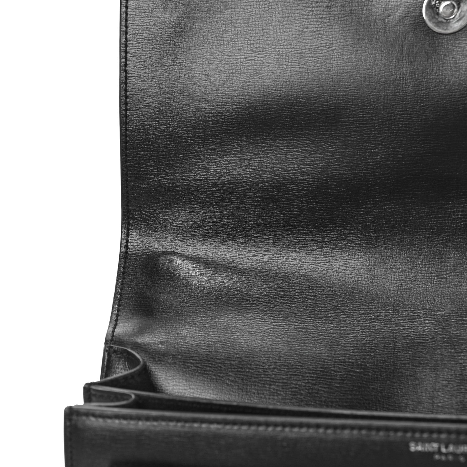 Saint Laurent Calfskin Medium Monogram Sunset Black 12 of 12