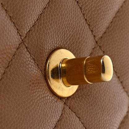 Chanel Caviar Quilted Coco First Flap Beige 13 of 13