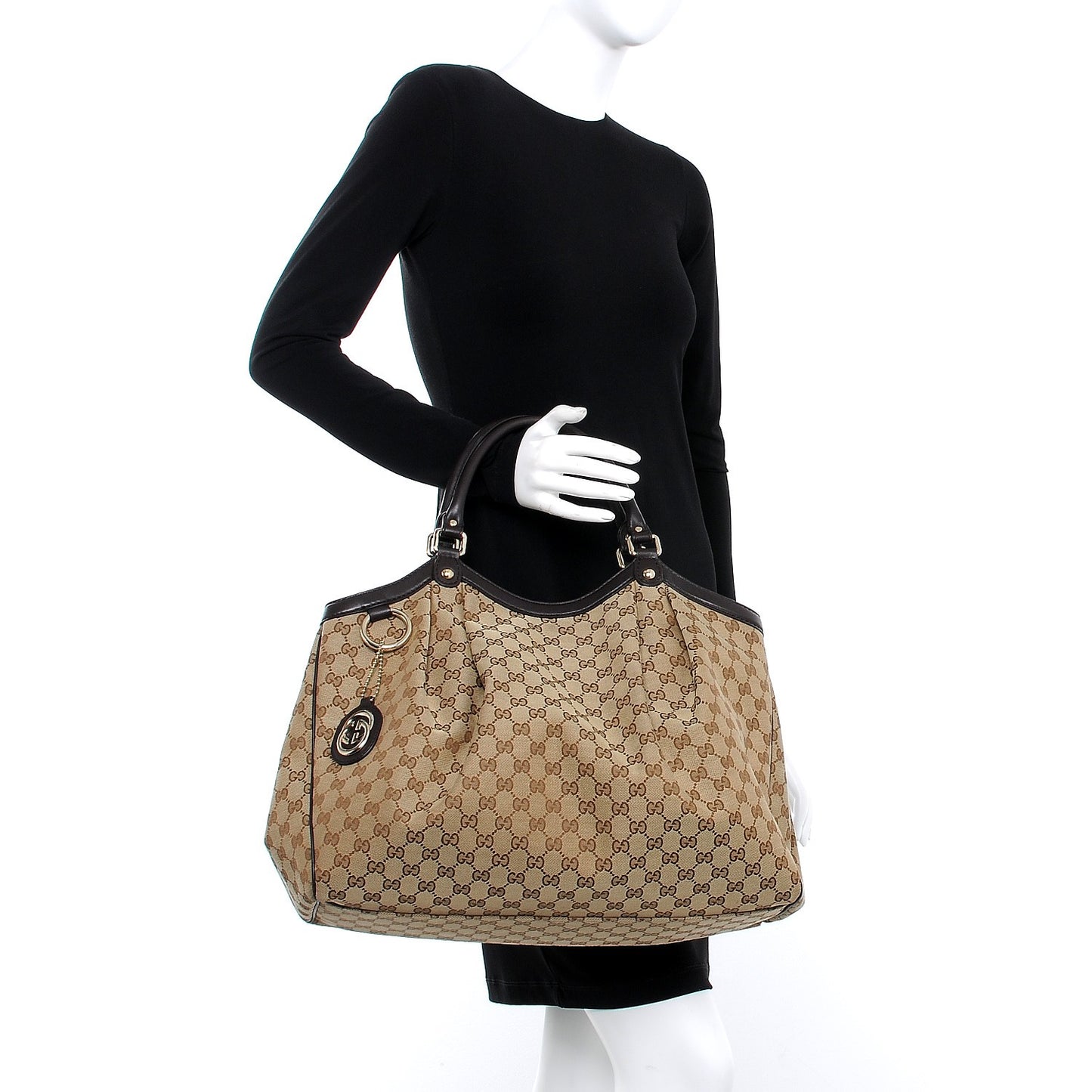 Monogram Large Sukey Tote Dark Brown