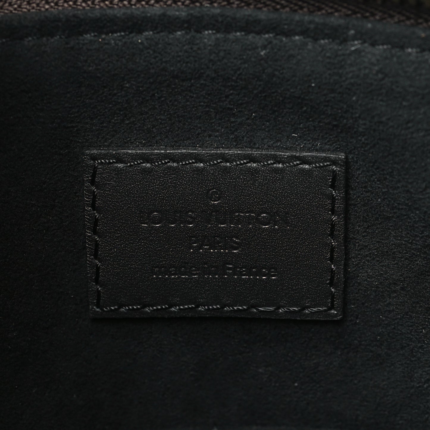 Monogram Flower Zipped Tote PM Black